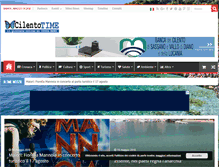 Tablet Screenshot of cilentotime.it